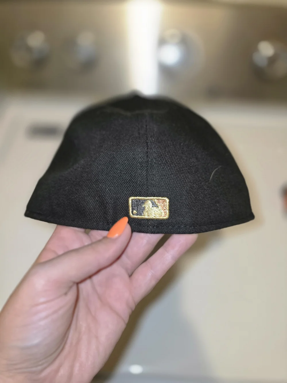 New Era Black LA Dodgers Cap with 100 Anniversary Gold Embroidery